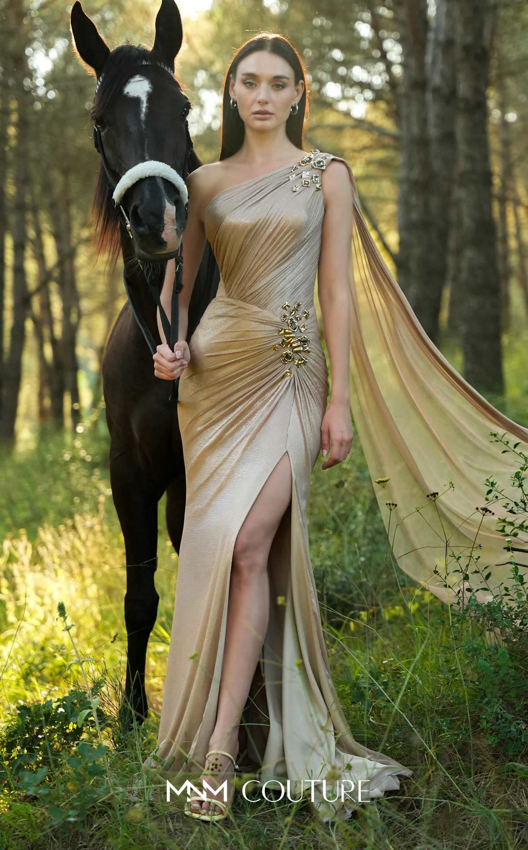MNM Couture O07923 evening gown, front view