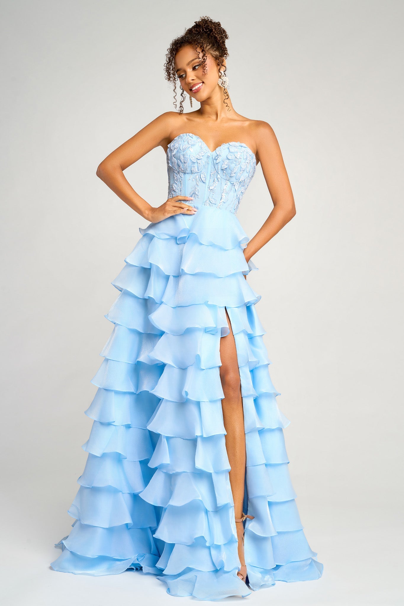 Portia and Scarlett PS26048 Ruffle Prom Dress 2026
