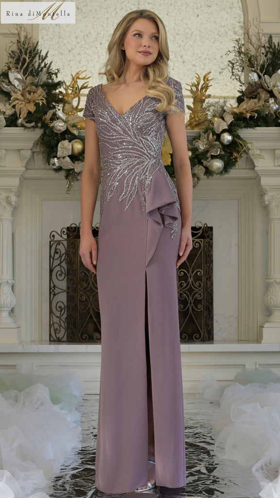 Rina Di Montella RD3323 Dress Rose / 6