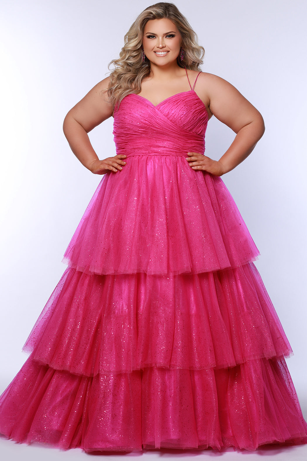 open lace back dress One-Shoulder Long Ruffled Mermaid Prom Dress -PromGirl
