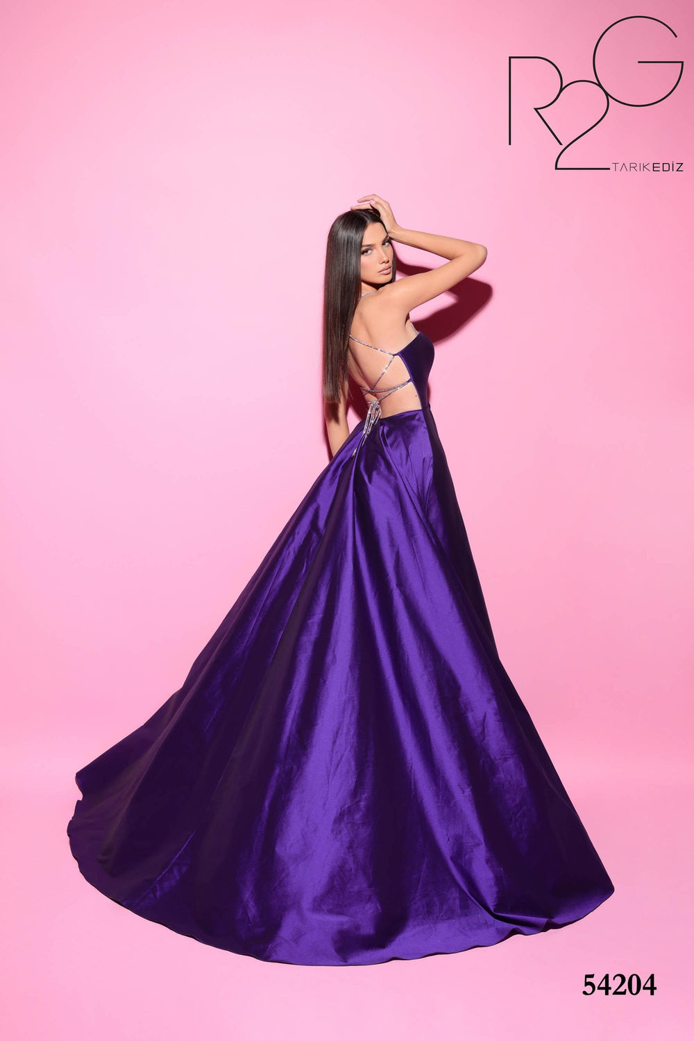 tarik ediz purple dress Tarik Ediz 98452