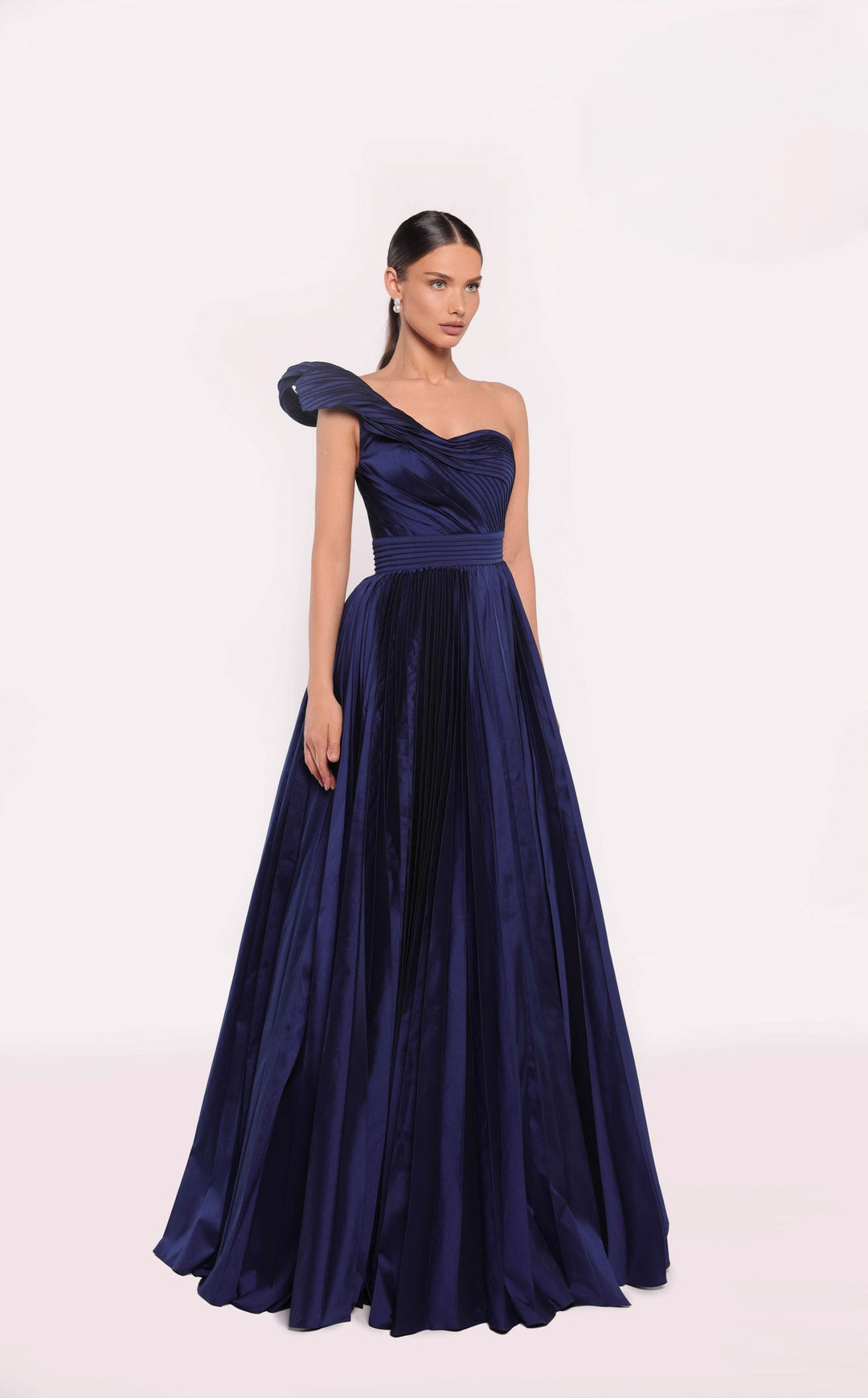 tarik ediz navy blue dress Tarik Ediz