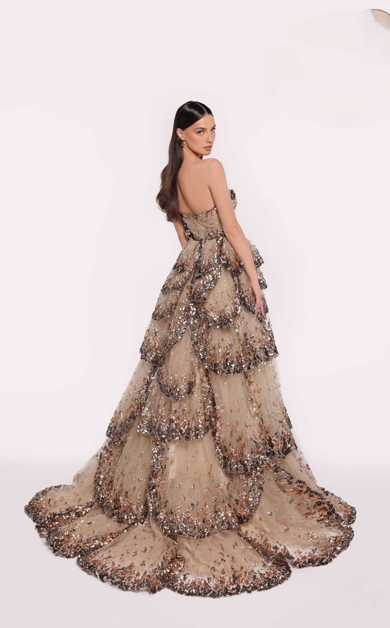 Tarik Ediz 98879 Dress | FOSTANI