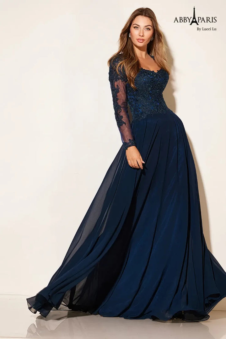 Abby Paris 96044W Dress - FOSTANI.com
