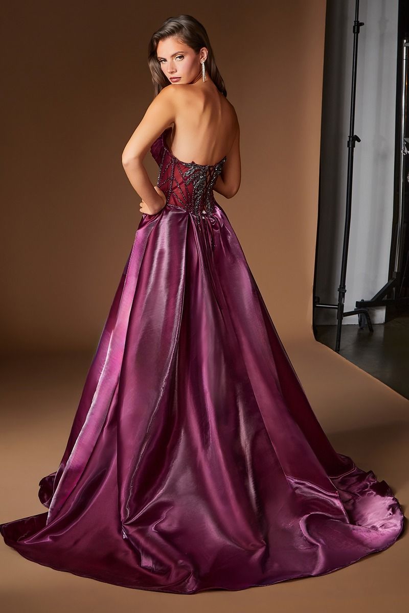 Ladivine CDS568 Corset Prom 2026 Dress MOCHA GOLD / 8