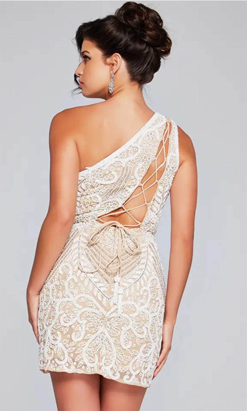 Jovani 39896 Dress Nude/White / 0