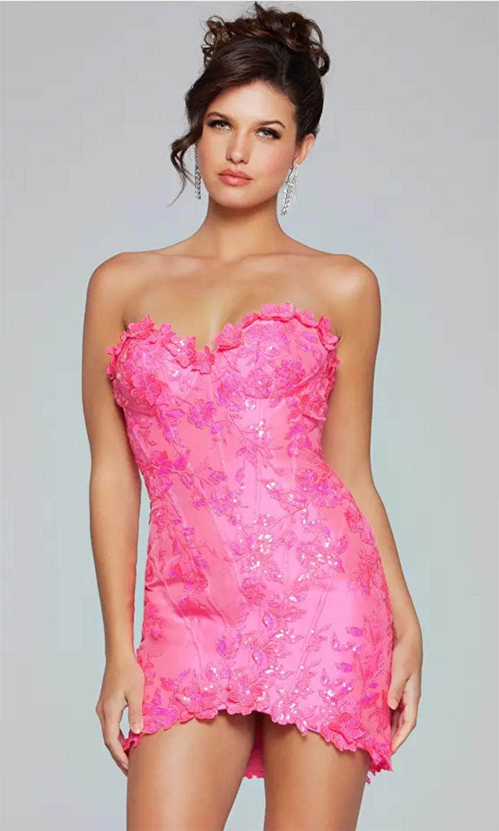 Jovani 40380 Prom Dress - Neon Pink | NewYorkDress Jovani 40380 Prom Dress - Neon Pink | NewYorkDress