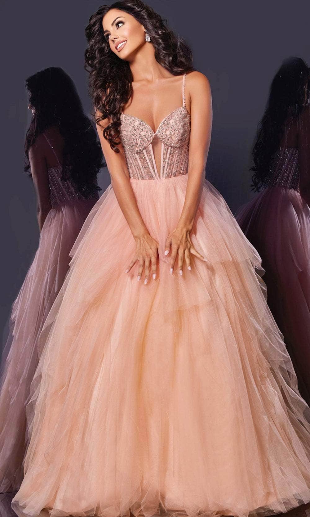 knee length dresses for ladies Jovani 43254 Dress