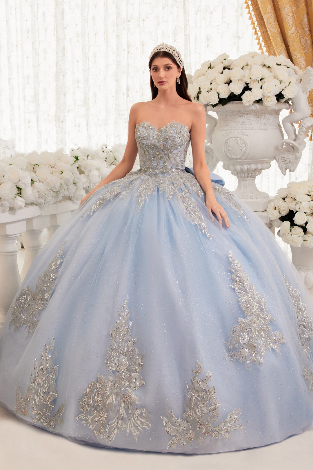 cinderella blue quince dresses Ladivine 15715 Dress