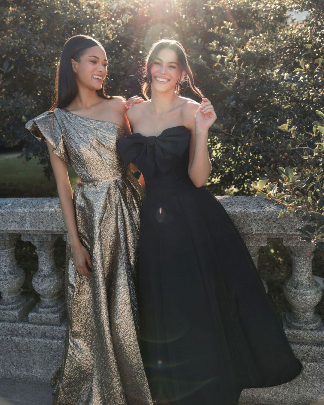 Mac Duggal One-Shoulder Metallic Ball Gown - Antique Bronze - Size 6 Mac Duggal One-Shoulder Metallic Ball Gown - Antique Bronze - Size 6