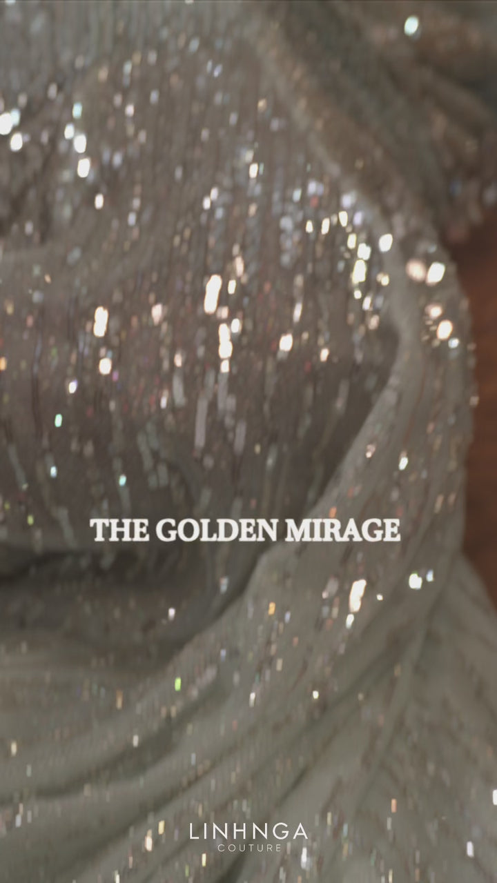 Linh Nga LMBCT350 Dress Couture Mermaid Gown