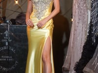 Ladivine KV1142 Strapless Sweetheart Sleeveless Sheer Illusion Corset prom Dress 2026
