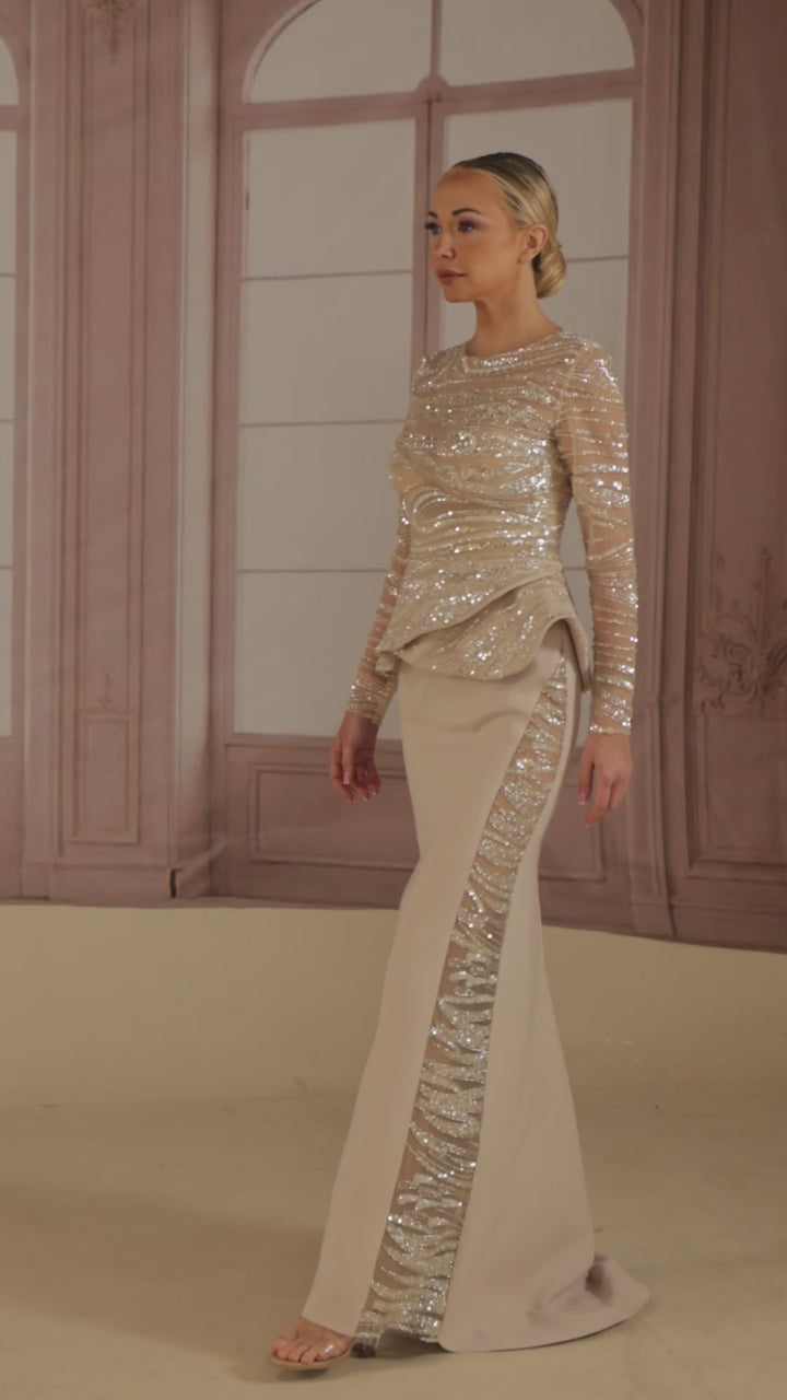 Reverie Couture FW279 Embellished Couture Dress