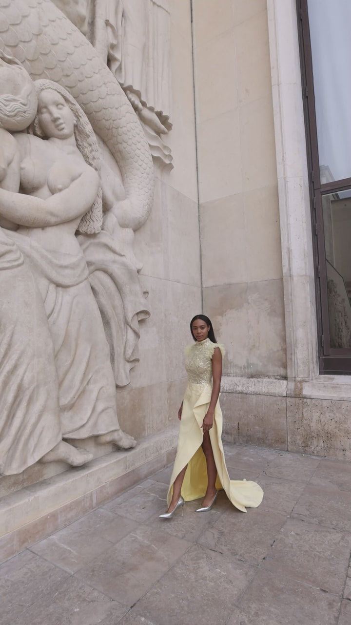 Abdo Aoude SS4 Sequined Couture Dress