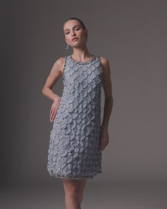 Mac Duggal 9432 Rhinestone Embellished Sleeveless Mini Dress video