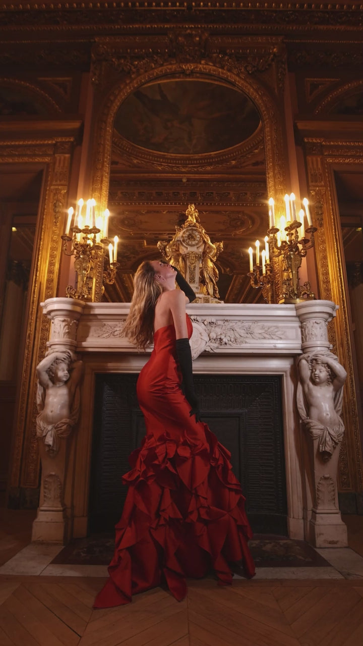 Abdo Aoude M21 Strapless Mermaid Couture Dress