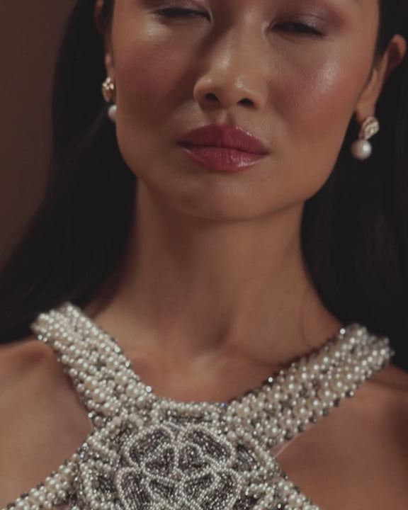 Mac Duggal 10098 Embellished Open Back Gown video
