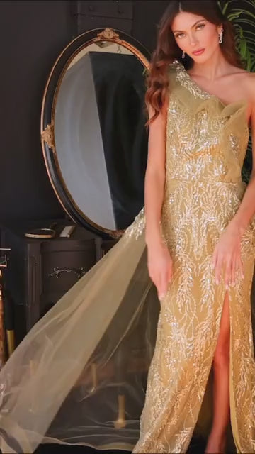 فستان سندريلا ديفاين J851