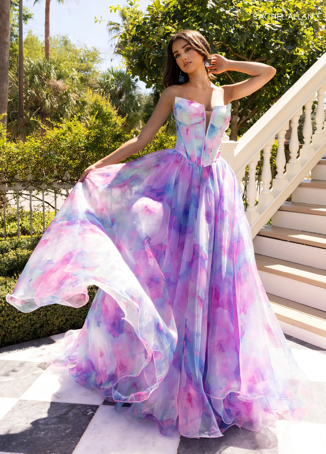 Rachel Allan 71069 Corset Bodice Prom Dress 2026 | FOSTANI Rachel Allan 71069 Corset Bodice Prom Dress 2026 | FOSTANI