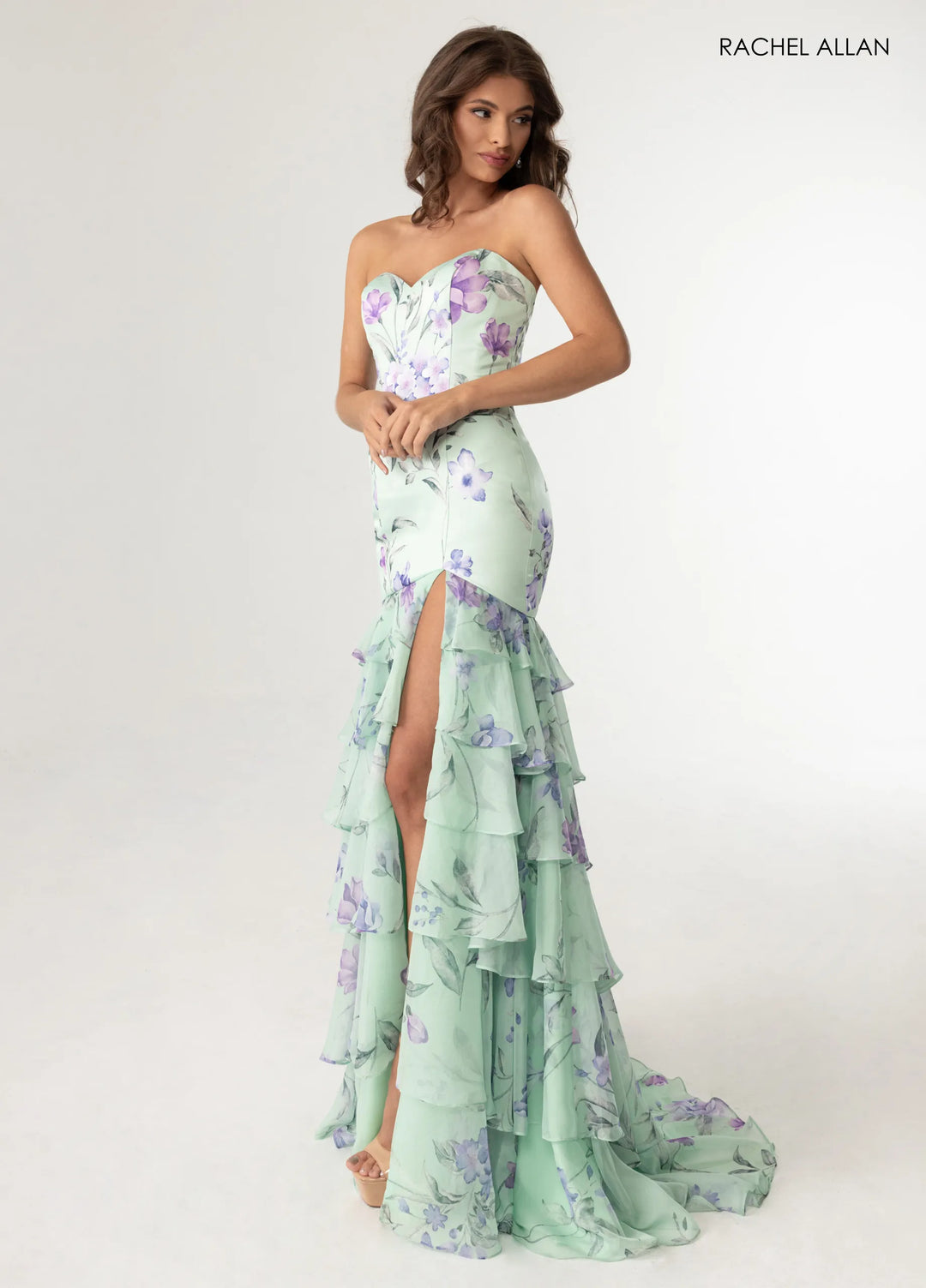 Rachel Allan 70995 Floral Mermaid Prom Dress 2026 | FOSTANI Rachel Allan 70995 Floral Mermaid Prom Dress 2026 | FOSTANI