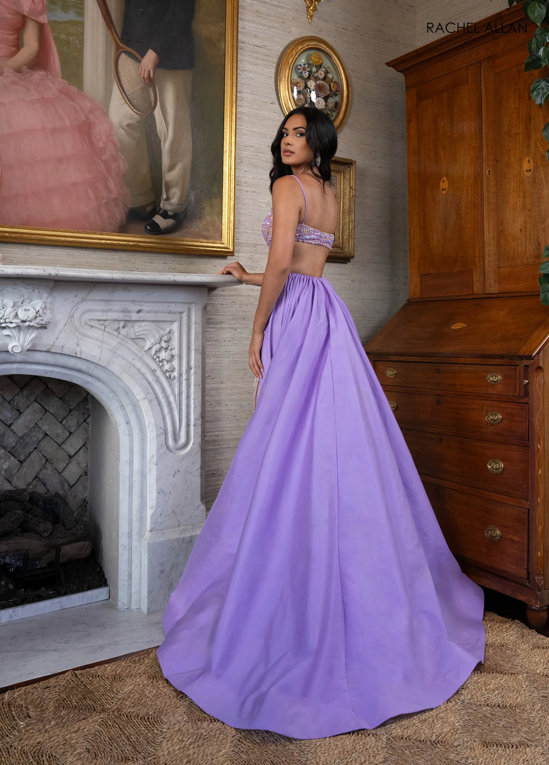 prom dress that covers chest One-Shoulder Tight Long Sequin Prom Dress