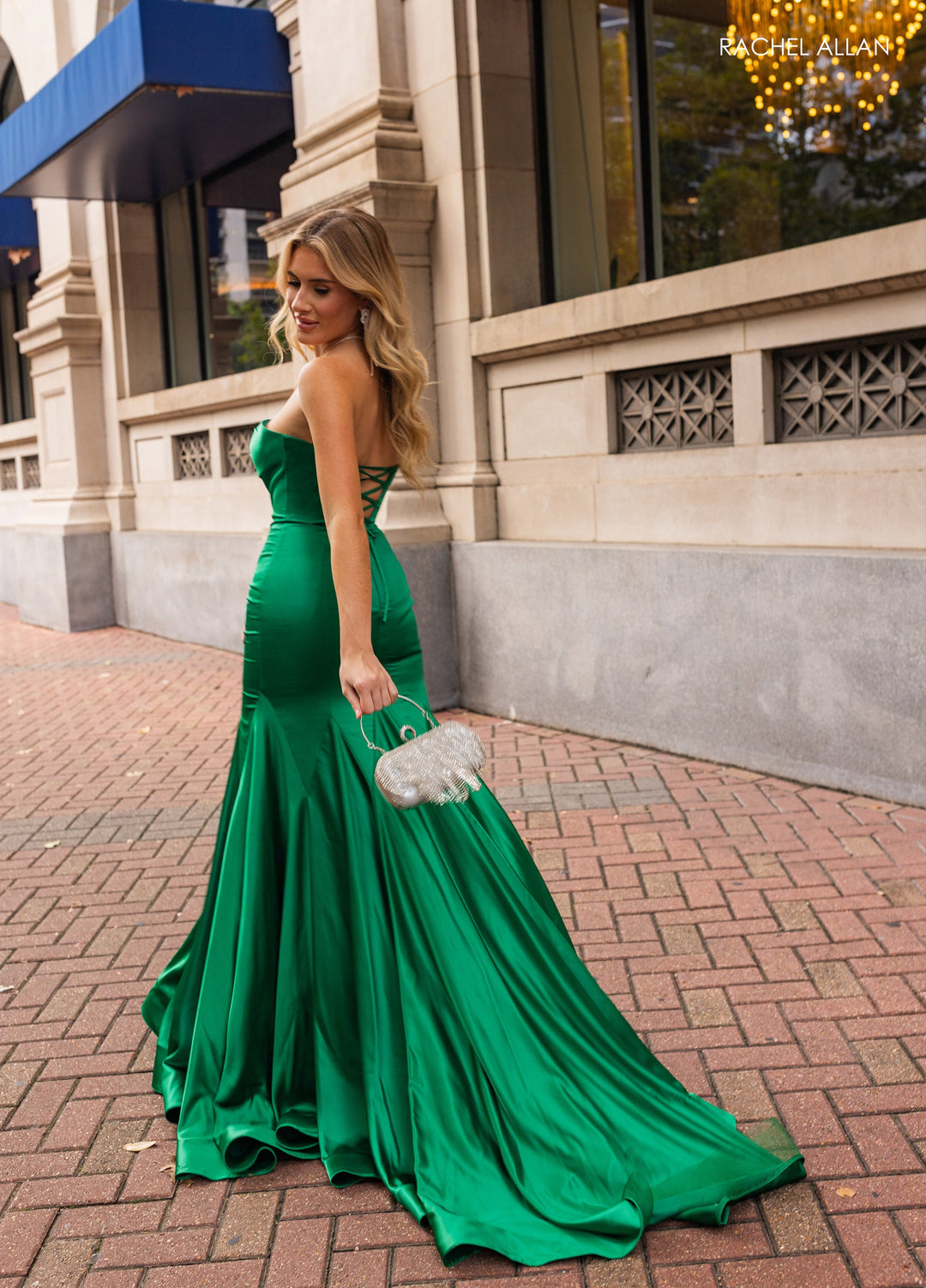 Rachel Allan 70869 Satin Strapless Mermaid Dress | FormalDressShops 10 / Royal Rachel Allan 70869 Satin Strapless Mermaid Dress | FormalDressShops 10 / Royal