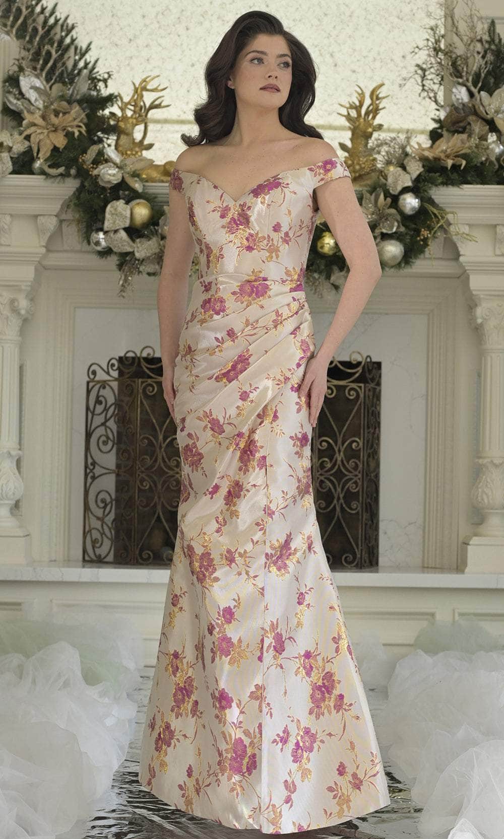 sweetheart floral ruched ruched long formal dress Leely Women White and Blue Long Floral Prom Dress Ruched A Line Sweetheart Formal Dress