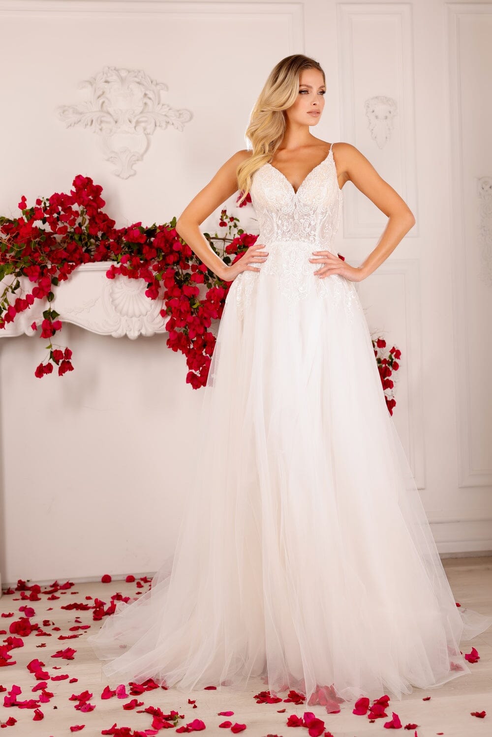 Abby Lane 97131 Dress Ivory / 0 Abby Lane 97131 Dress Ivory / 0