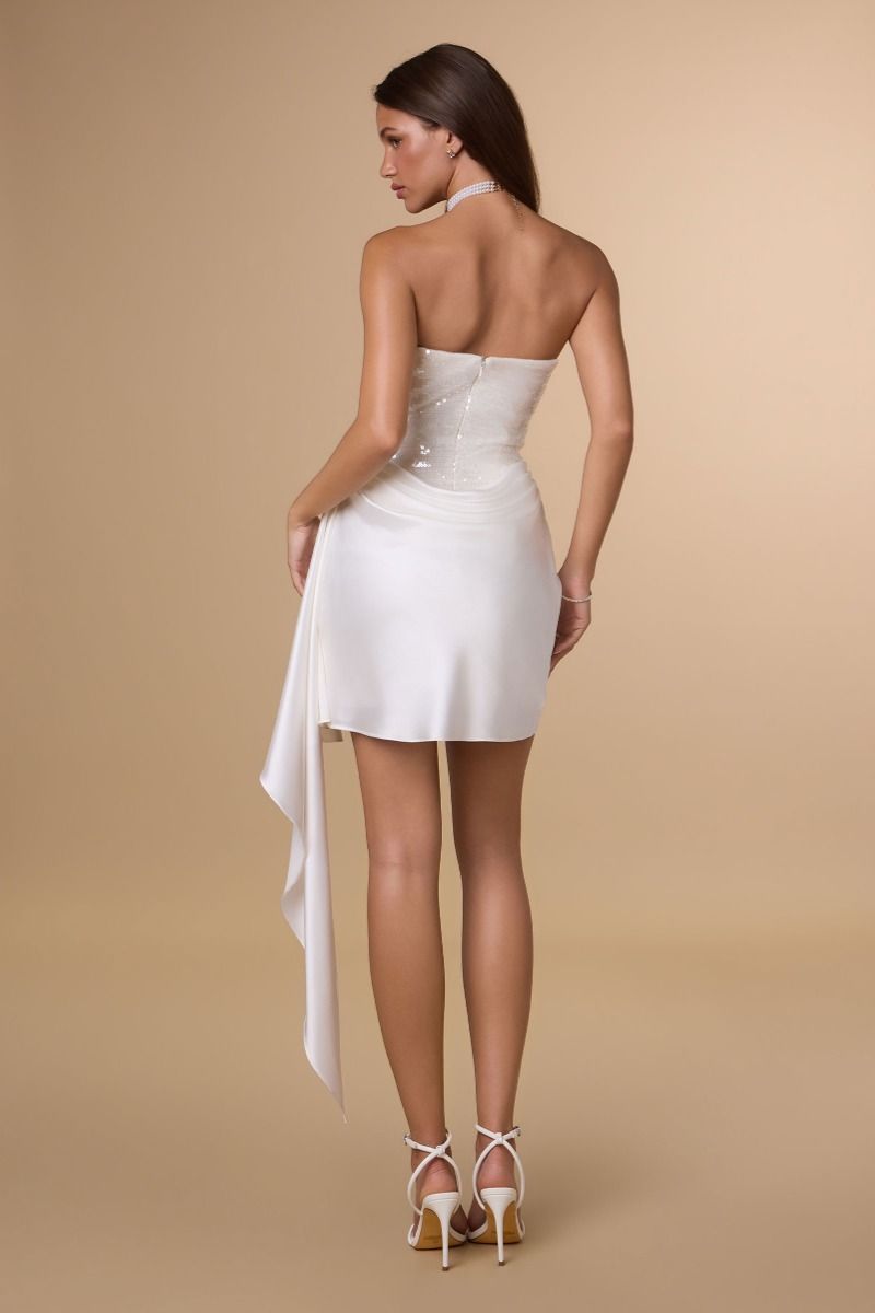 Amoris T734W Strapless Structured Dress