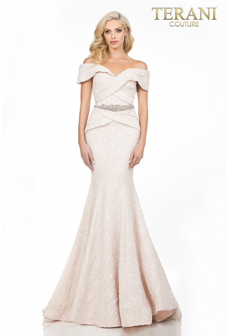Terani Mother of The Bride Dress 1812M6657 Navy / 6