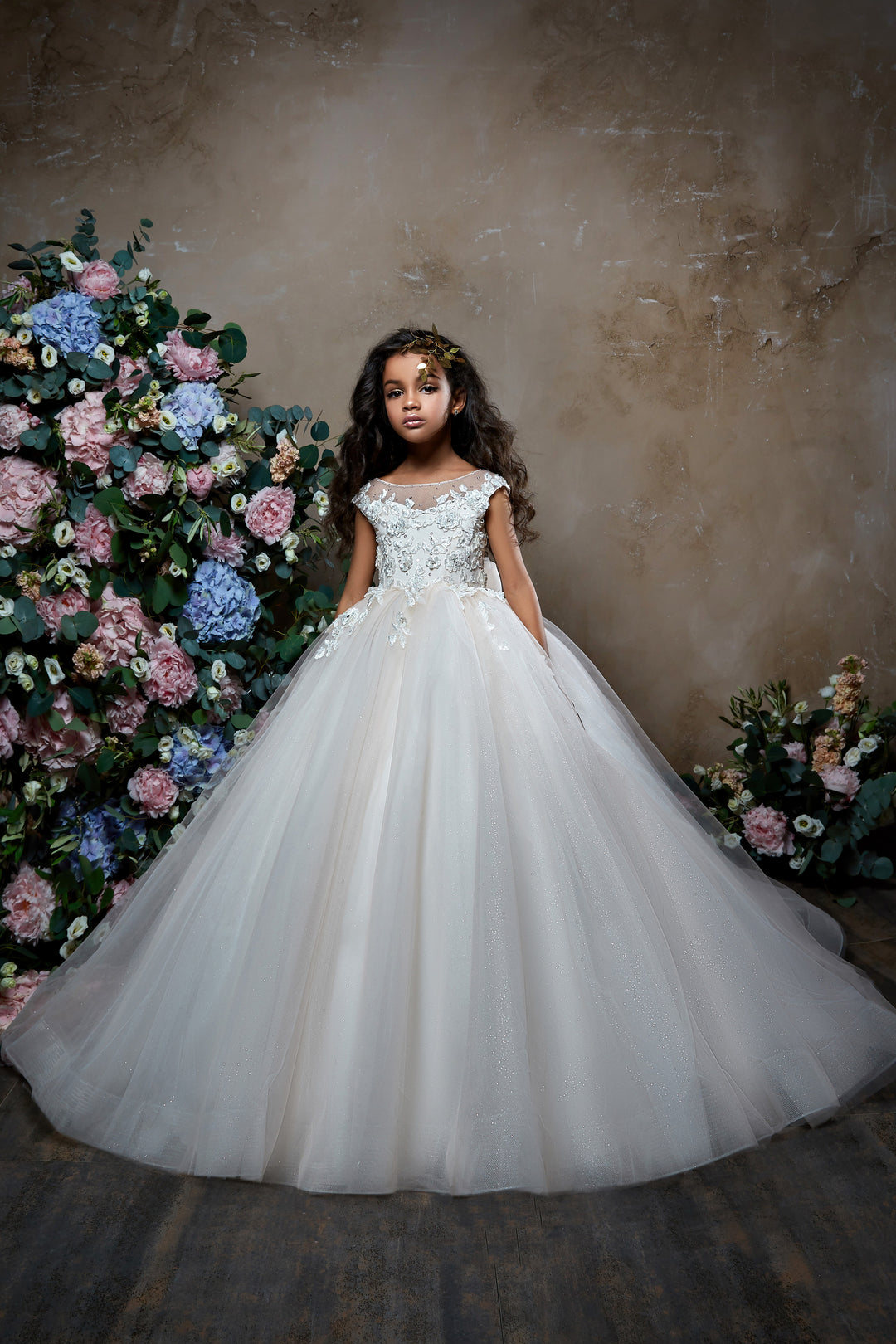 flared tulle dress Flared Emerald Tulle Dress Black / US 4
