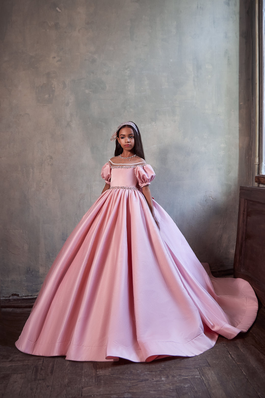evening dress kids girl Luogenli Girls Dresses Size 14-16 Fancy Toddler Kids Girls Cute Sequin Glitter Party Carnival Gown Princess Formal Dress Girls Dresses Size 7 Girls