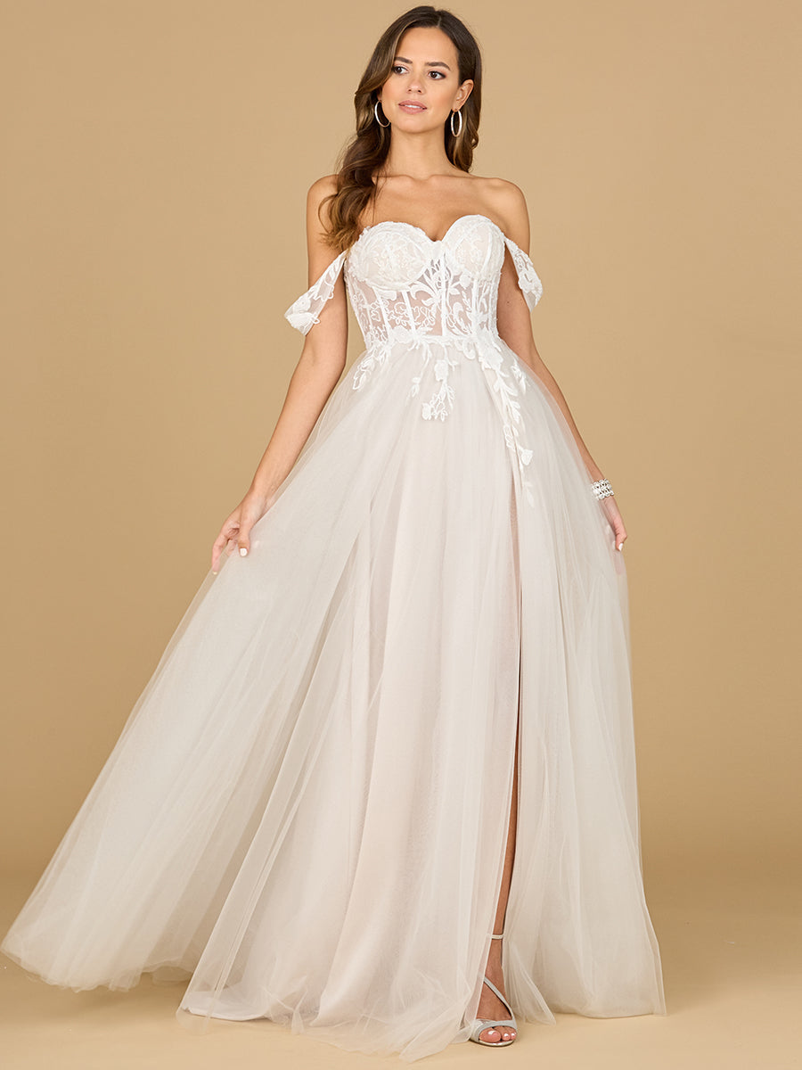 Corset, Off Shoulder Bridal Gown - FOSTANI
