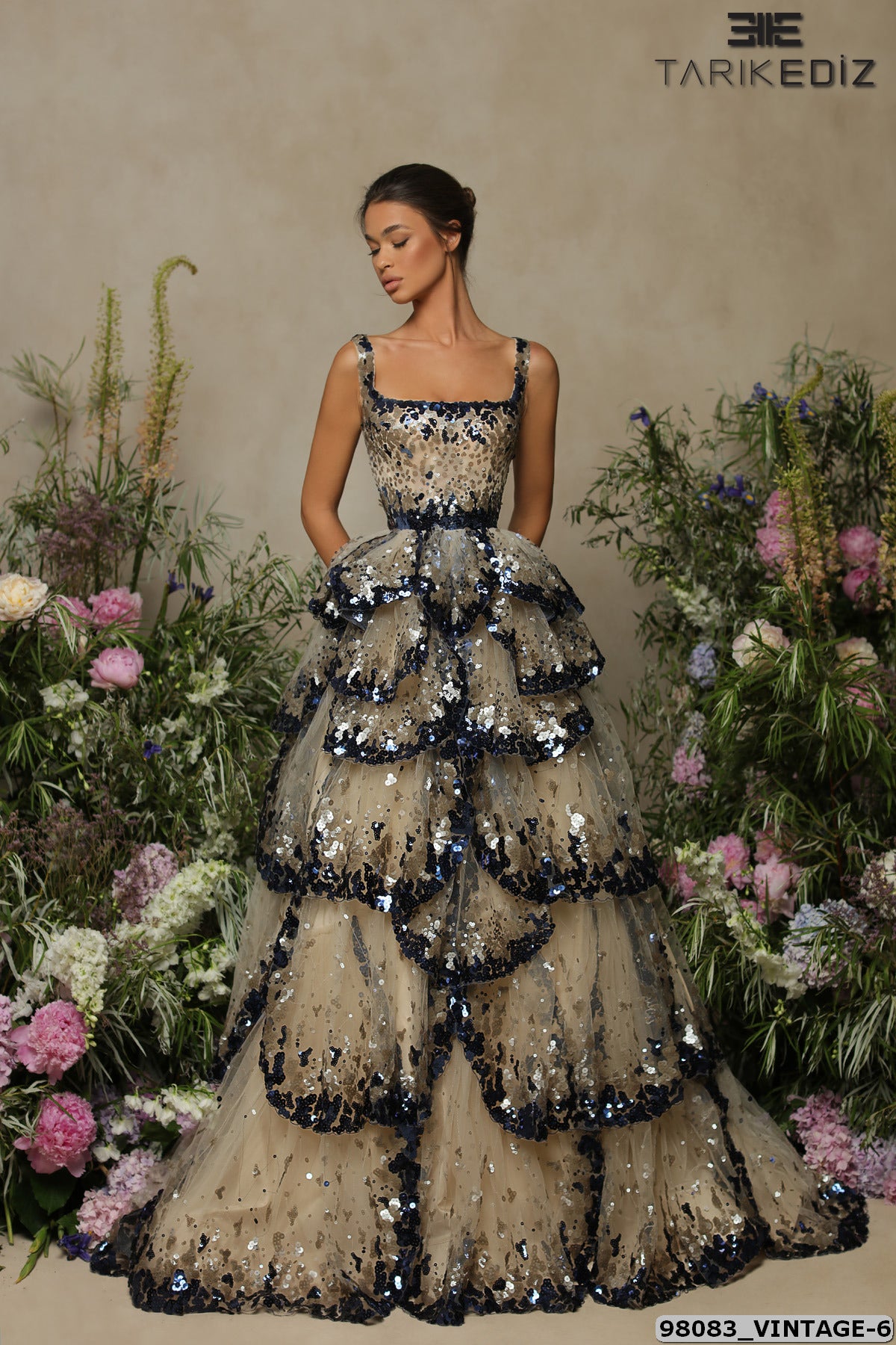 TARIK EDIZ 98083 Dress TARIK EDIZ 98083 Dress