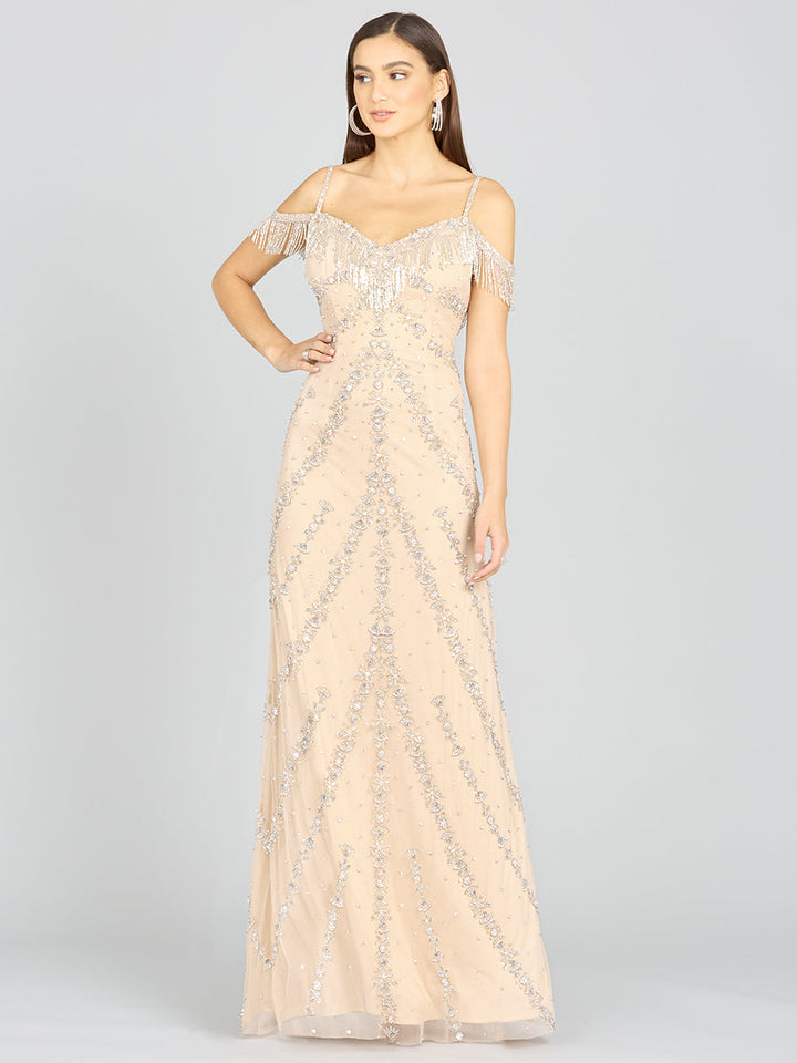 Candy Beaded Gown - FOSTANI