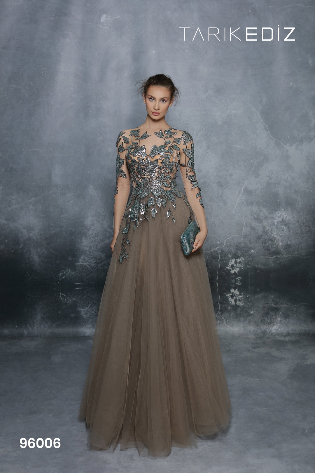 Tarik Ediz 96006 Dress - FOSTANI.com