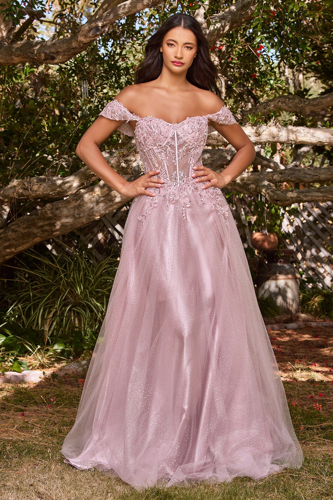 Ladivine CD0198 Prom Dress - Mauve | NewYorkDress Ladivine CD0198 Prom Dress - Mauve | NewYorkDress