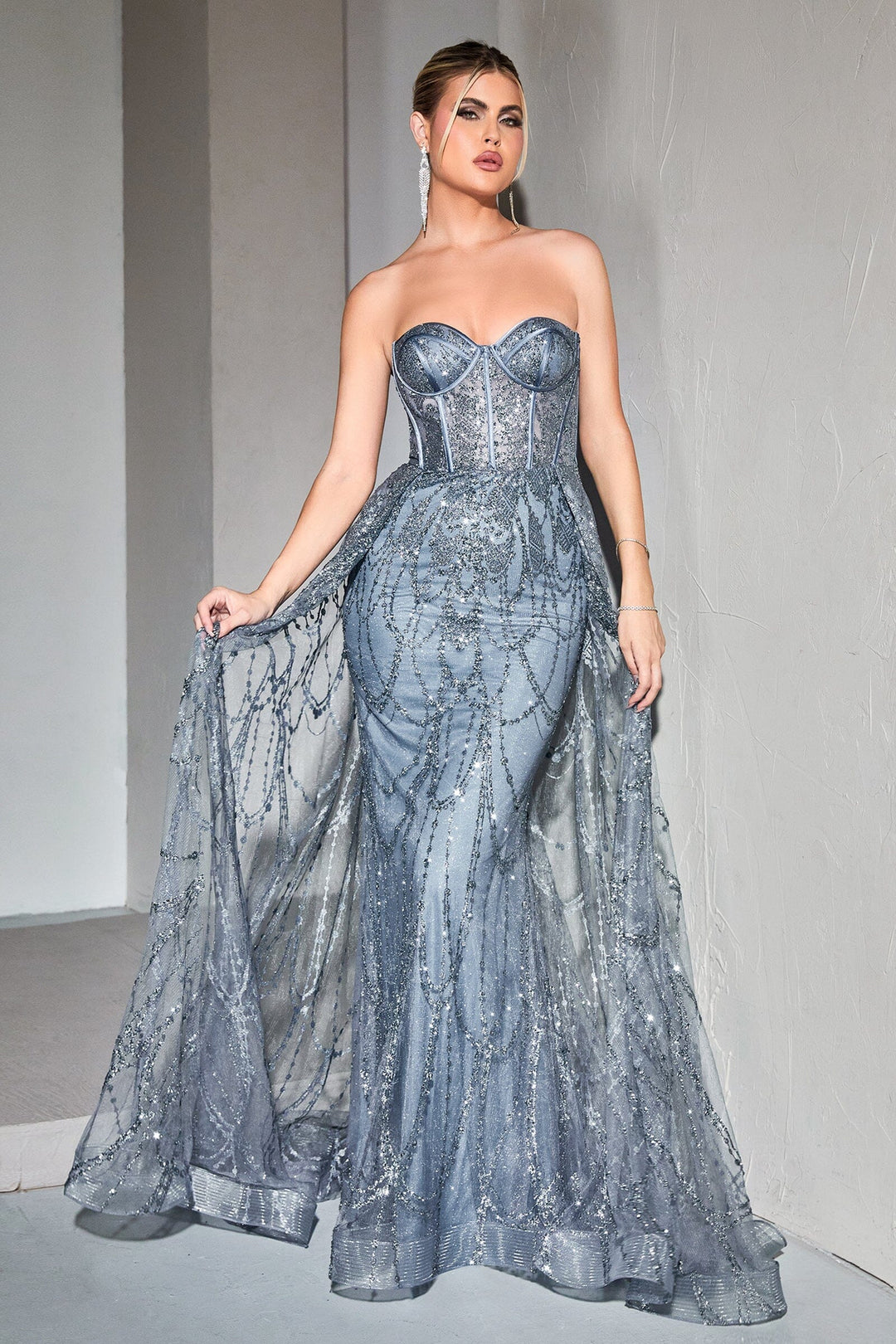 LaDivine CB095 Prom Dress - Emerald | NewYorkDress LaDivine CB095 Prom Dress - Emerald | NewYorkDress