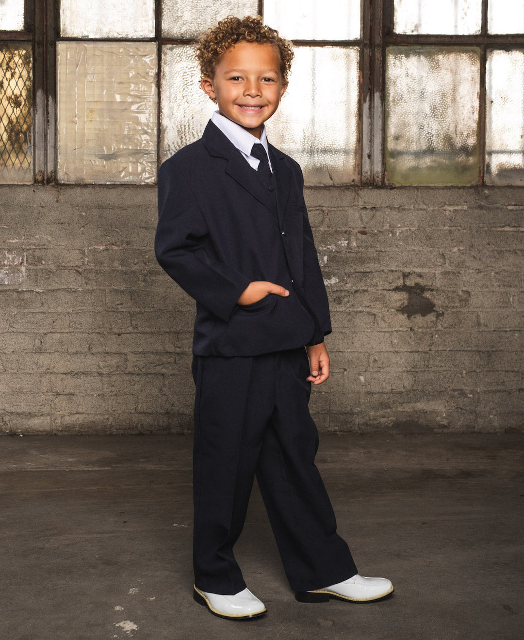 Peanut Butter Collection Joey Navy suit - FOSTANI