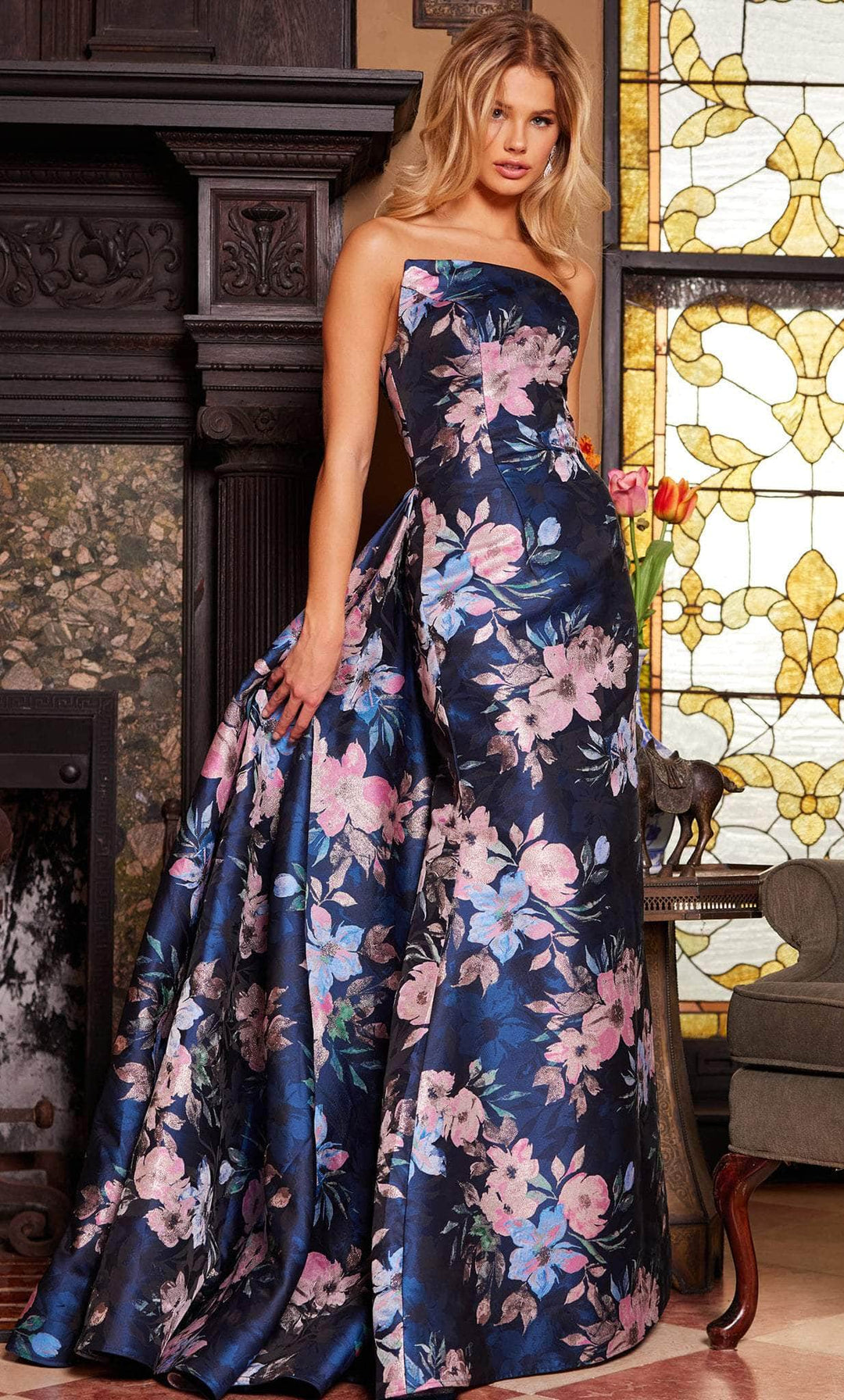 Jovani 23893 Dress, Navy/Multi / 14