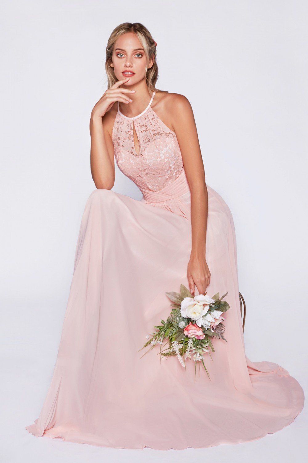 Cinderella Divine CJ228 Dress 6 / Coral