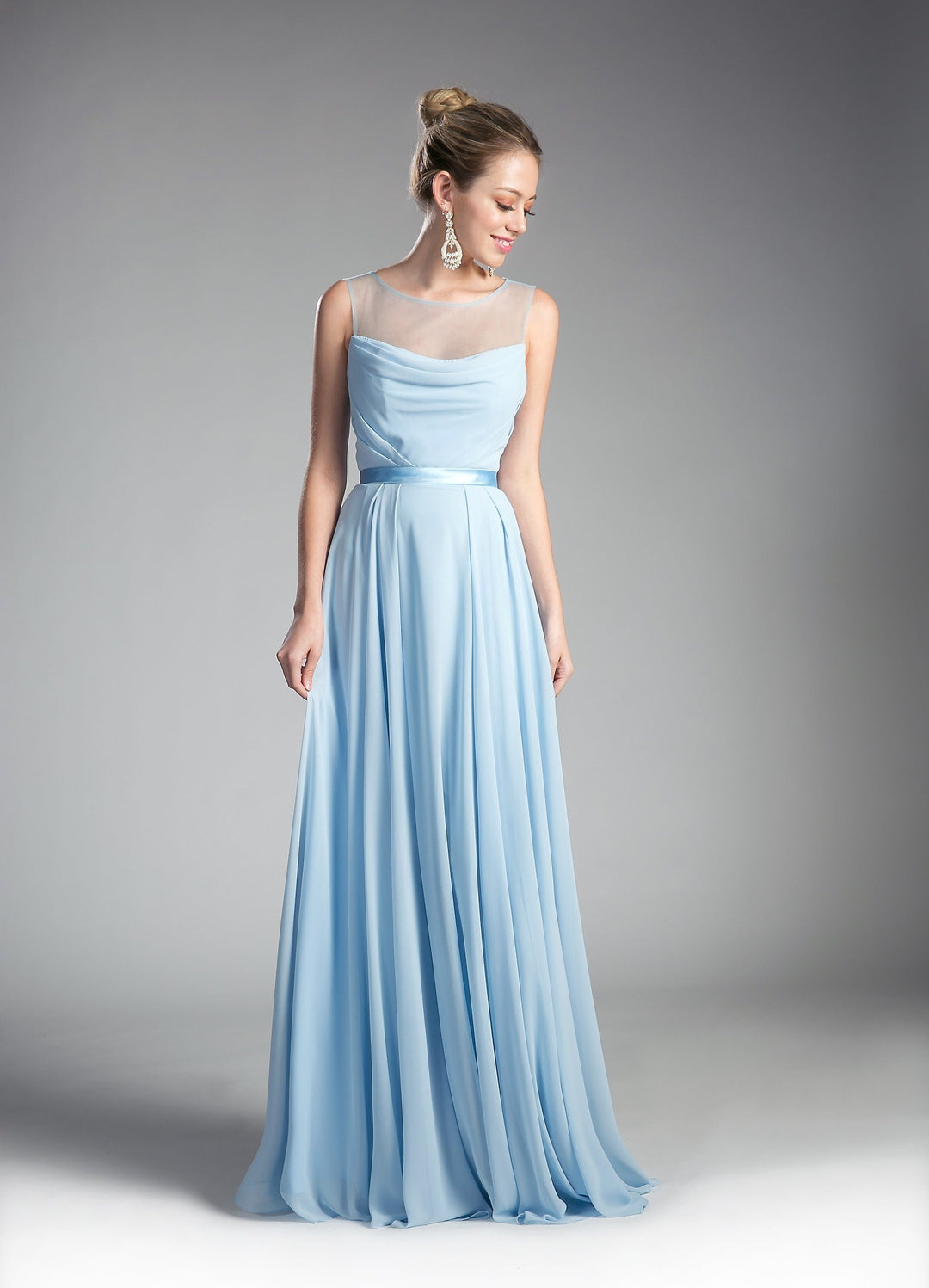 LaDivine CJ236 Long Formal Evening Prom Dress - MINT / 4 LaDivine CJ236 Long Formal Evening Prom Dress - MINT / 4