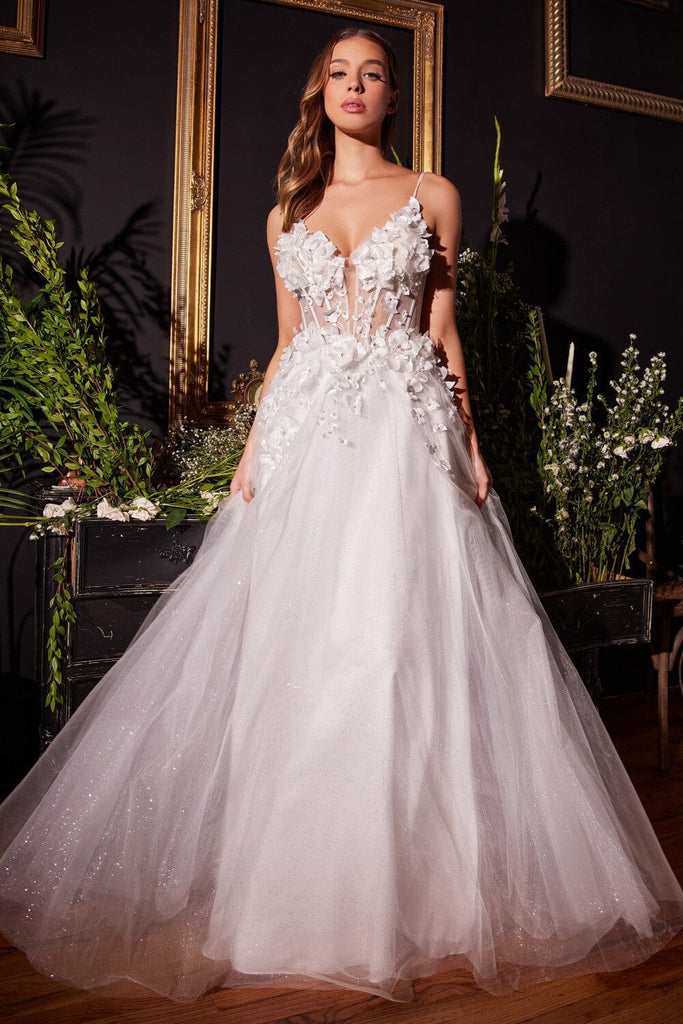 Ladivine CM321W Dress 6 / Off-White Ladivine CM321W Dress 6 / Off-White